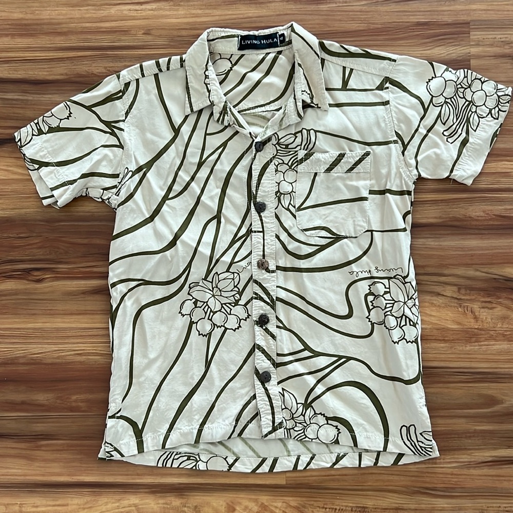 Youth Living Hula Aloha Shirt